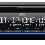 JVC-KD-TD72BT-Bluetooth-Car-Stereo-Receiver-with-USB-Port-–-AM-FM-Radio-CD-and-MP3-Player-Amazon-Alexa-Enabled-13-Digit-LCD-Dual-Line-Display-Single-DIN-