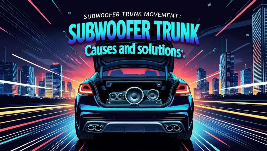 Subwoofer Trunk Movement Causes and Solutions