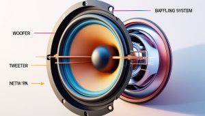 What can you use inside a speaker for baffling