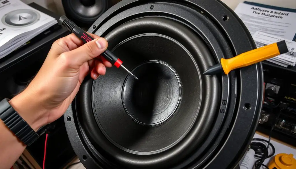 how to see if your subwoofers are getting power