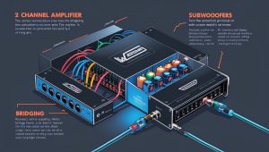 how to bridge a 2 channel amp with 2 subs