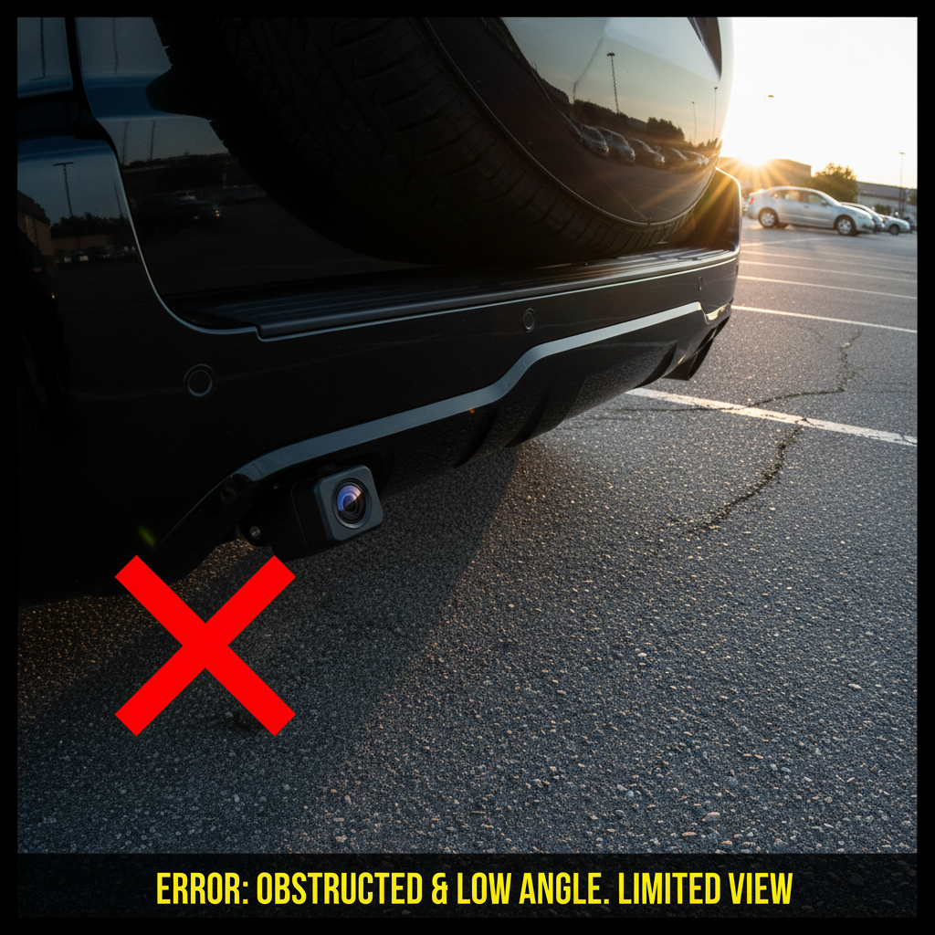 Incorrect Camera Installation Position