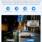 AZDOME M550 3 Channel Dash Cam