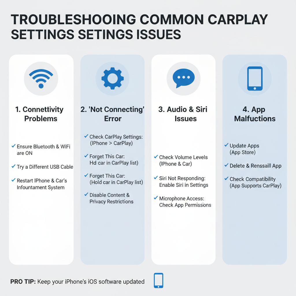 Troubleshooting Common CarPlay Settings Issues