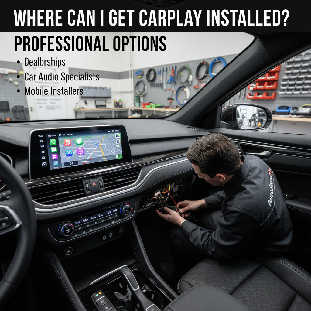 Where Can I Get CarPlay Installed in My Car? Professional Installation Options