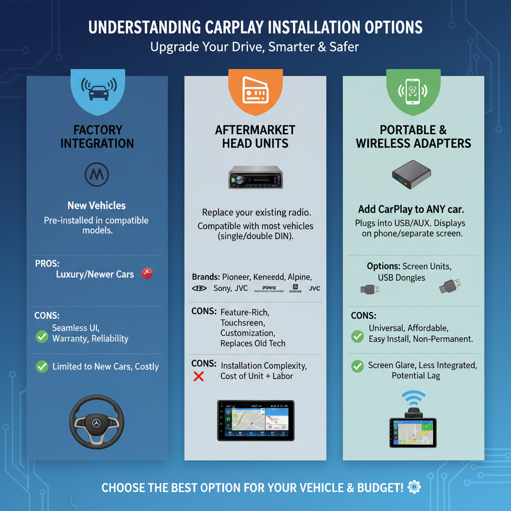 Understanding CarPlay Installation Options