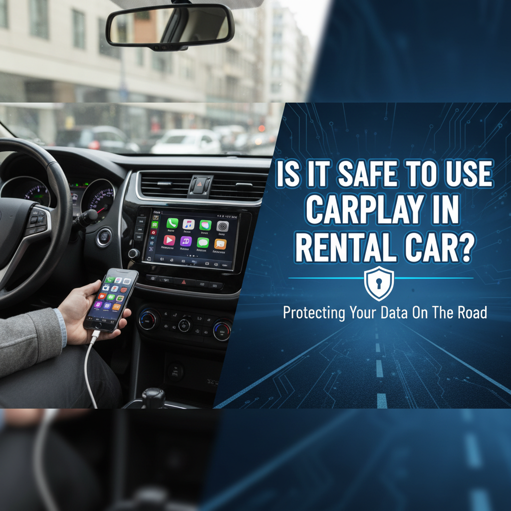 is it safe to use carplay in rental car?