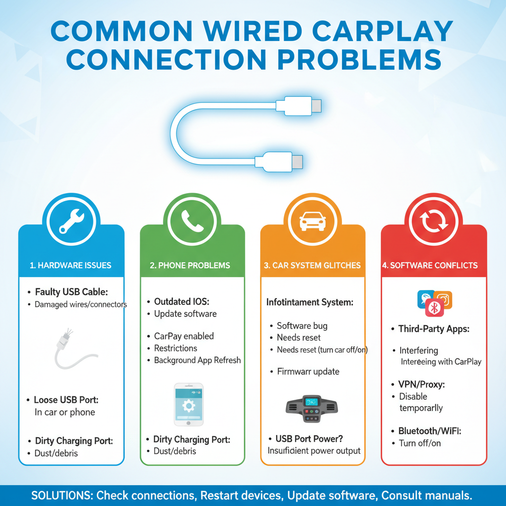 Common Wired CarPlay Connection Problems