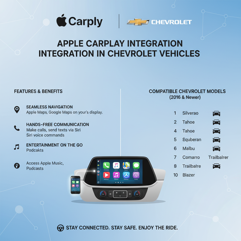 Apple CarPlay Integration in Chevrolet Vehicles