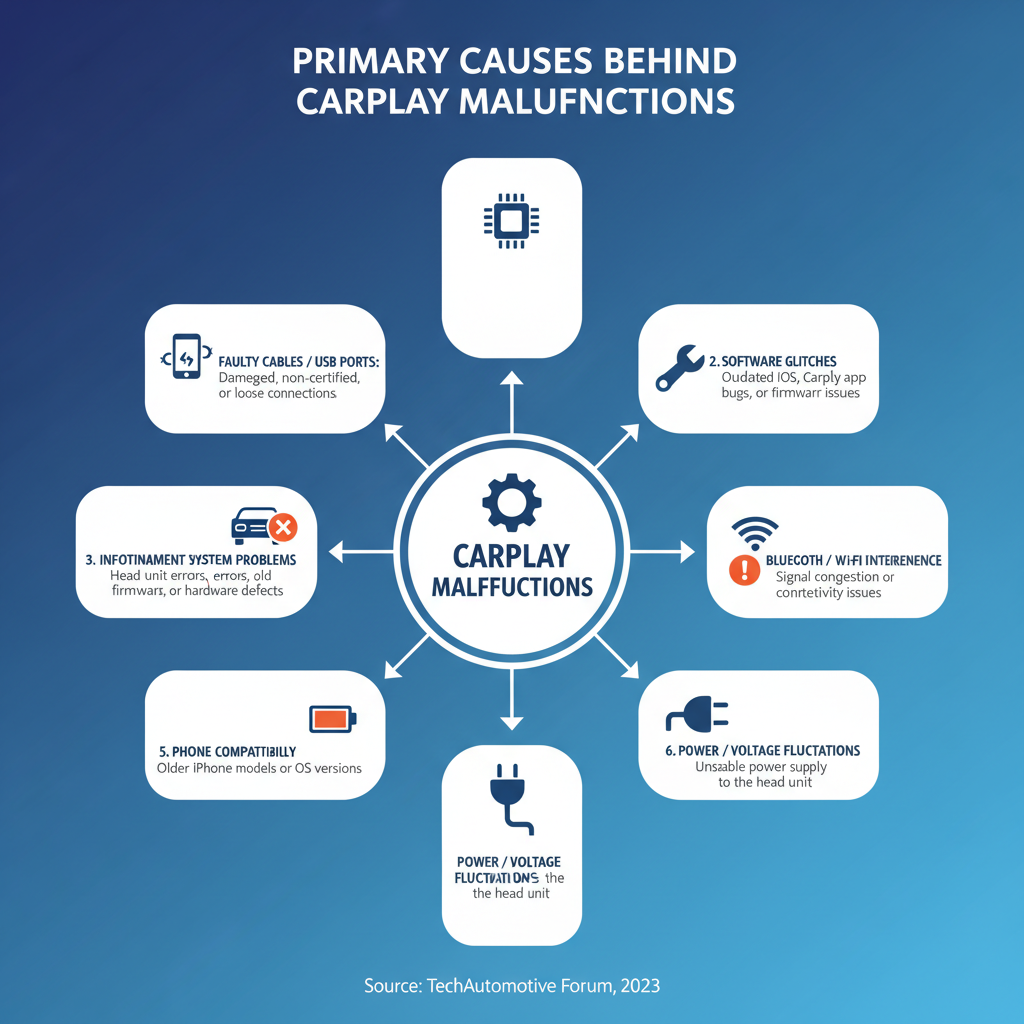 Primary Causes Behind CarPlay Malfunctions