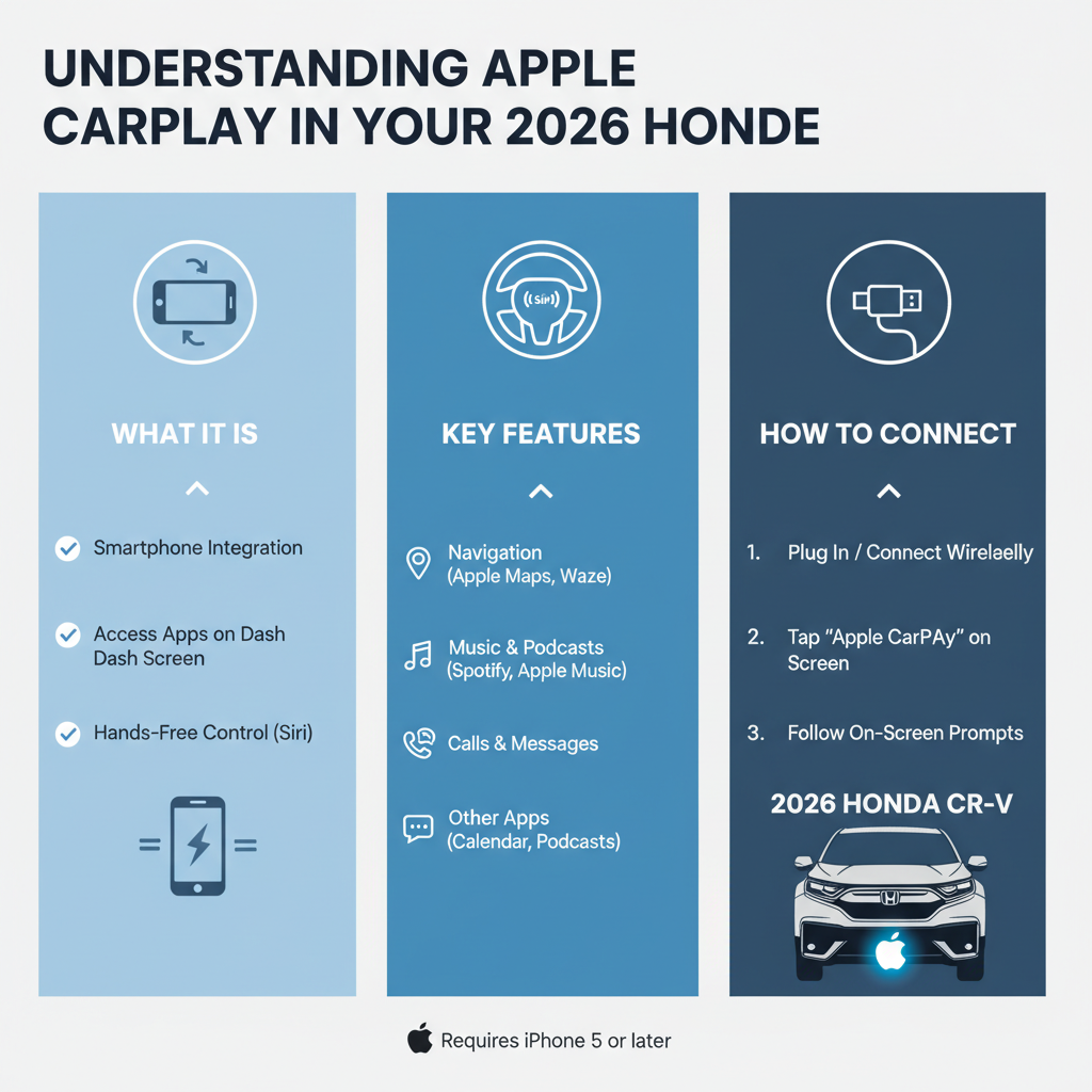Understanding Apple CarPlay in Your 2026 Honda CR-V