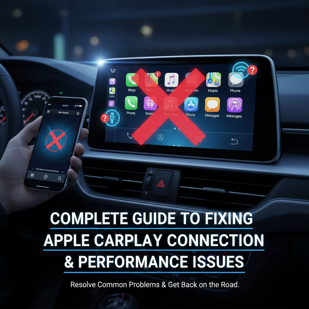 Complete Guide to Fixing Apple CarPlay Connection and Performance Issues