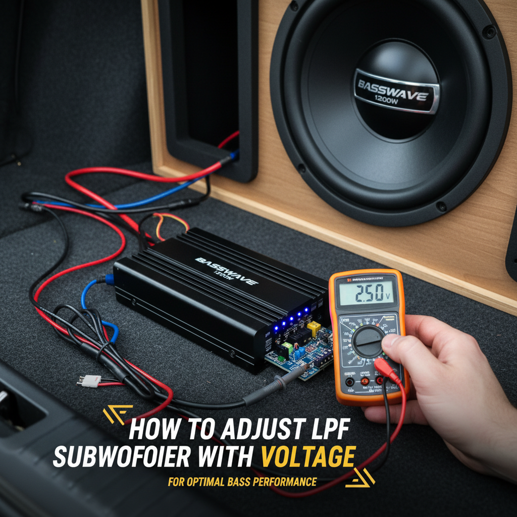 How to Adjust LPF Subwoofer with Voltage: for Optimal Bass Performance