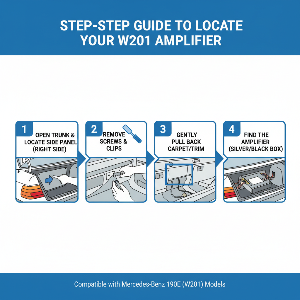 Step-by-Step Guide to Locate Your W201 Amplifier
