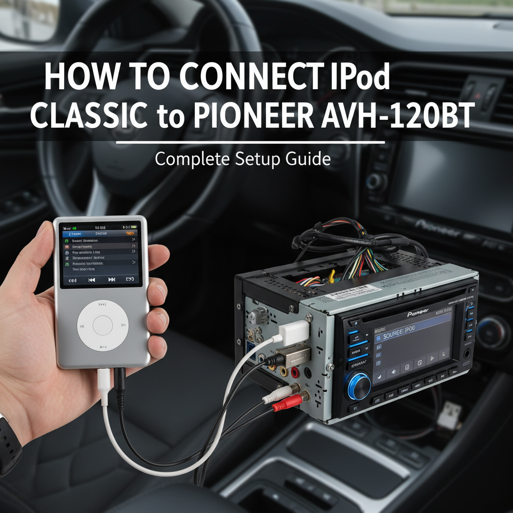 How to Connect iPod Classic to Pioneer AVH-120BT: Complete Setup Guide