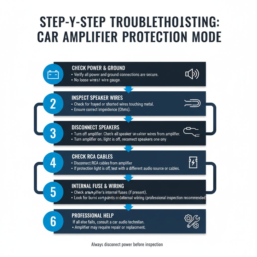 Step-by-Step Troubleshooting Process to Fix My Car Amplifier Stuck in Protection Mode