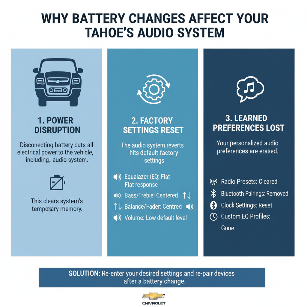 Why Battery Changes Affect Your Tahoe's Audio System