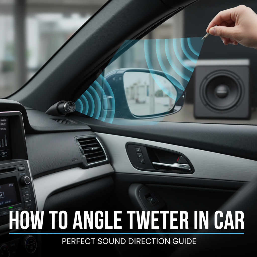 How to Angle Tweeter in Car: Perfect Sound Direction Guide