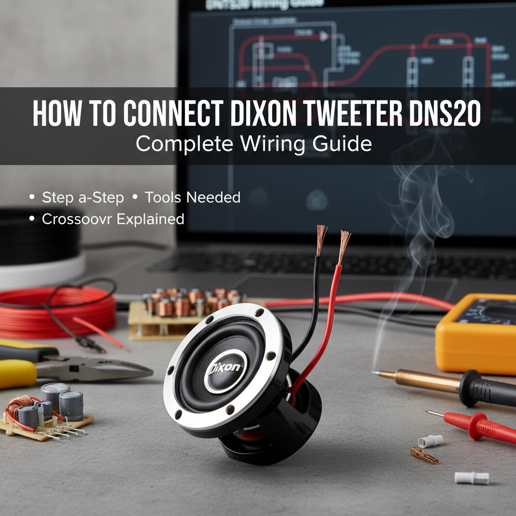 How to Connect Dixon Tweeter DNTS20: Complete Wiring Guide