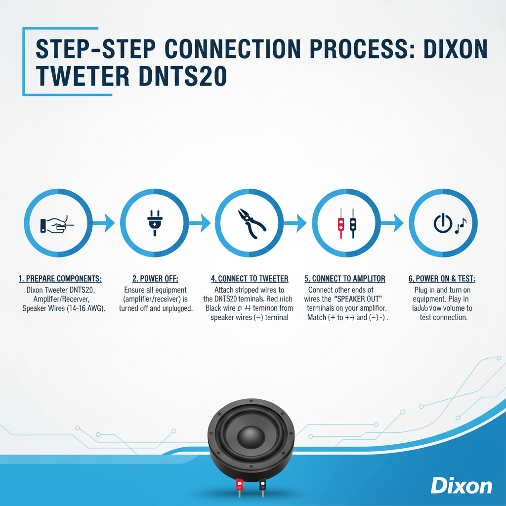 Step-by-Step Connection  Process Of Dixon Tweeter DNTS20