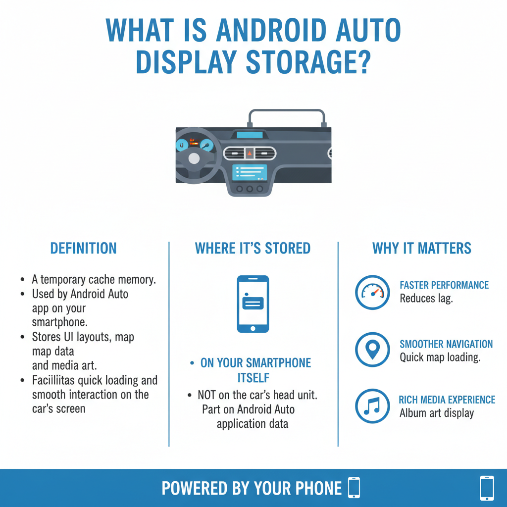 What are Android Auto Display Storage