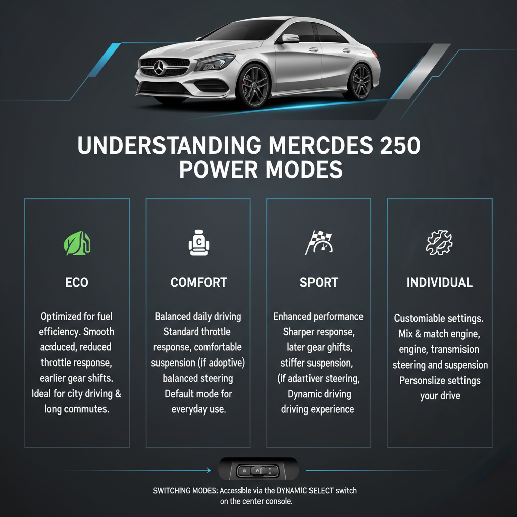 Understanding Mercedes CLA 250 Power Modes