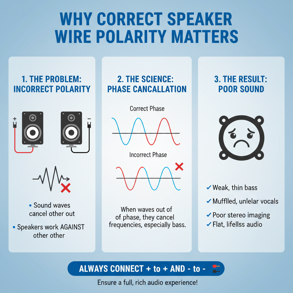 Why Correct Speaker Wire Polarity Matters