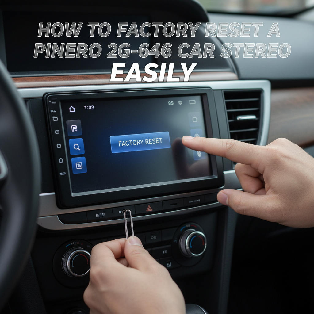 How to Factory Reset a Pinero 2G-64G Car Stereo Easily