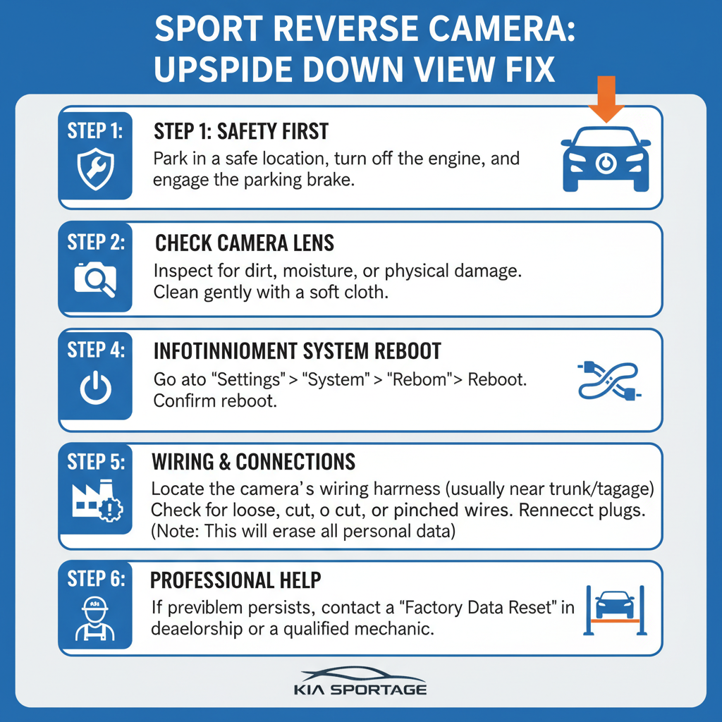 Step-by-Step Troubleshooting Guide of Sportage Reverse Camera View Upside Down