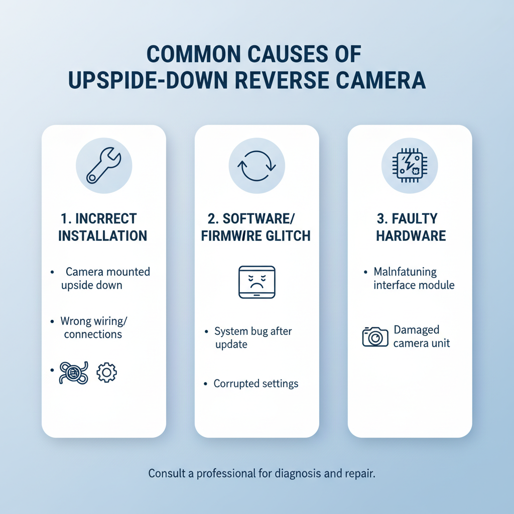 Common Causes of Upside Down Reverse Camera