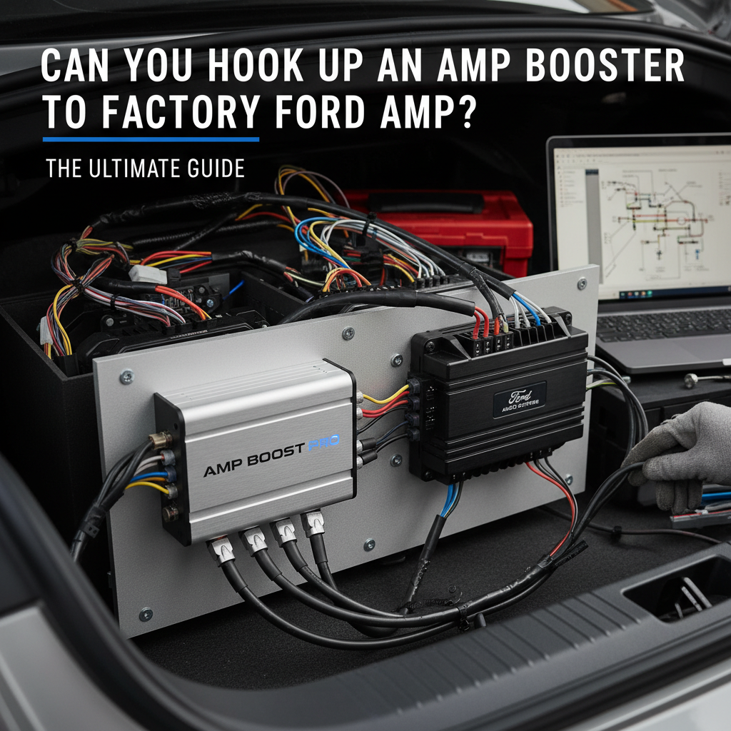 Can You Hook Up an Amp Booster to a Factory Ford Amp?