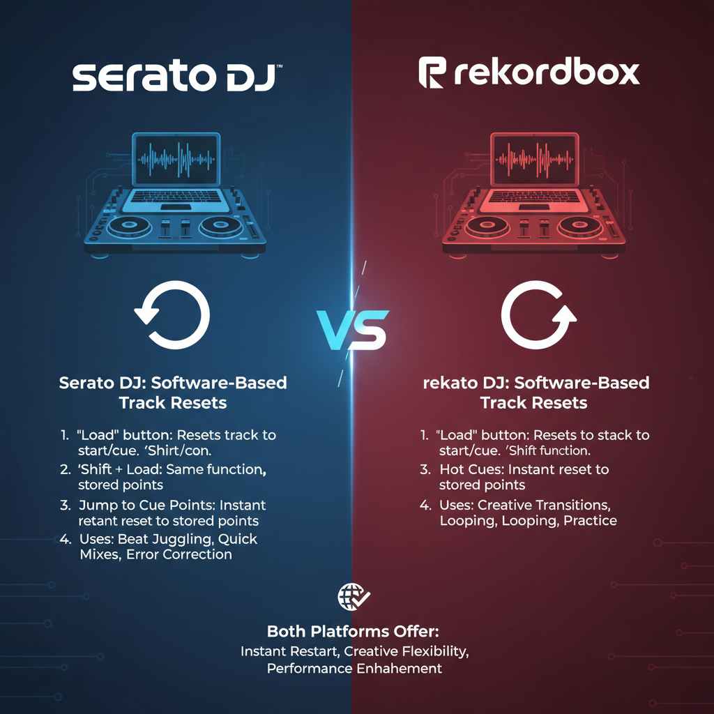 Software-Based Track Resets in Serato DJ and rekordbox