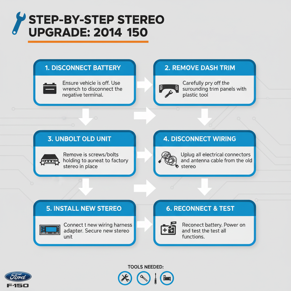 Step-by-Step Installation Process For Upgradation of 2014 F-150 Stereo