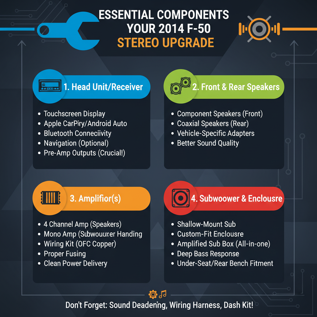 Essential Components for Your 2014 F-150 Stereo Upgrade