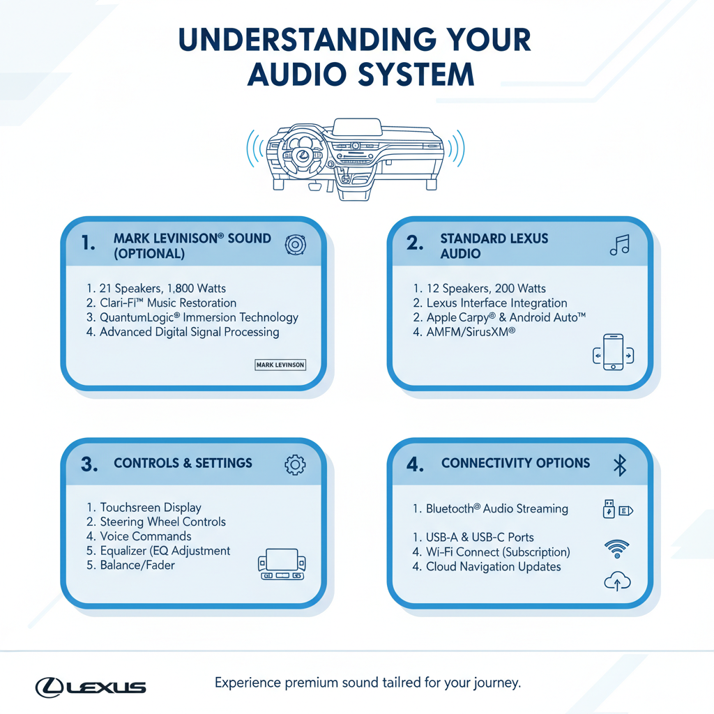 Understanding Your Lexus RX Audio System