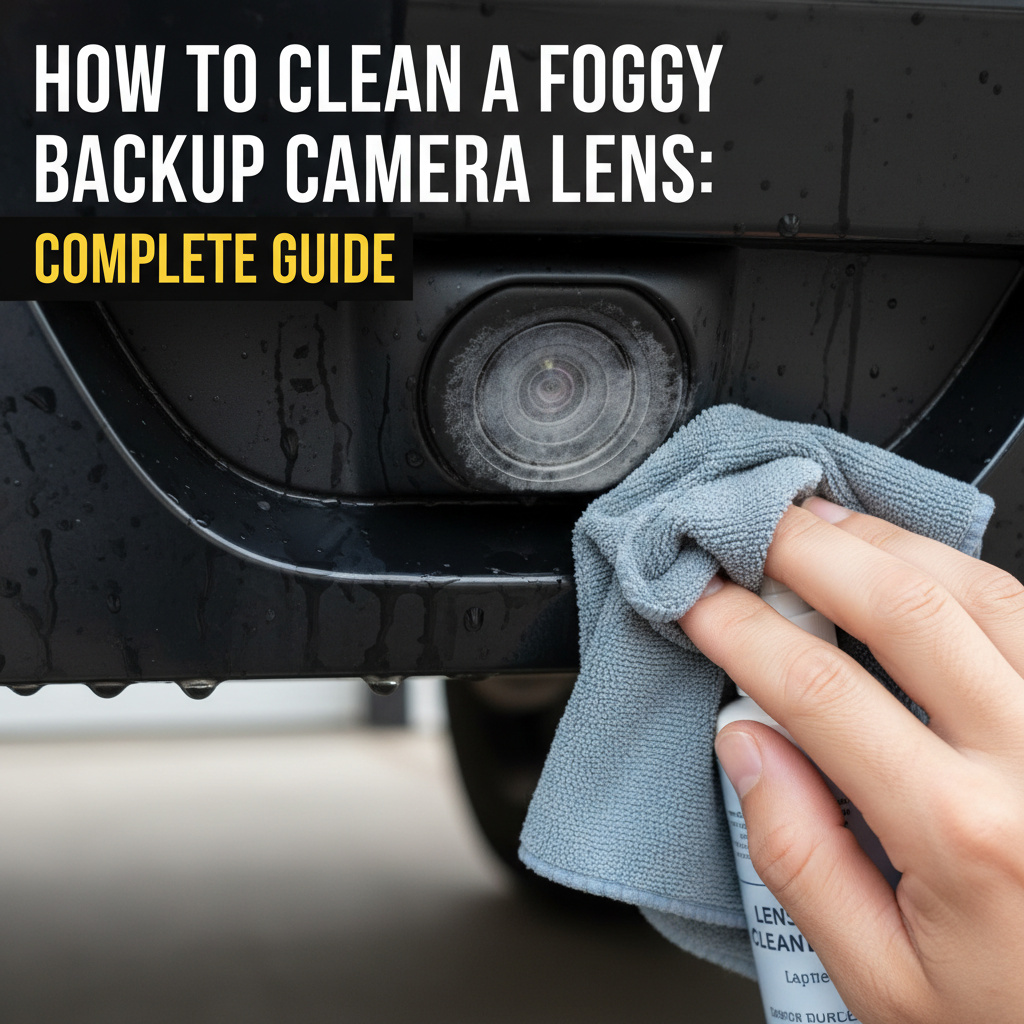 How to Clean a Foggy Backup Camera Lens: Complete Guide