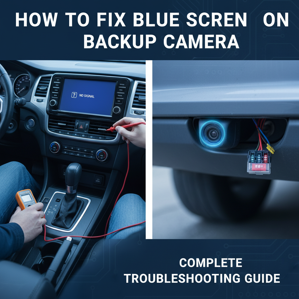 How to Fix Blue Screen on Backup Camera: Complete Troubleshooting Guide
