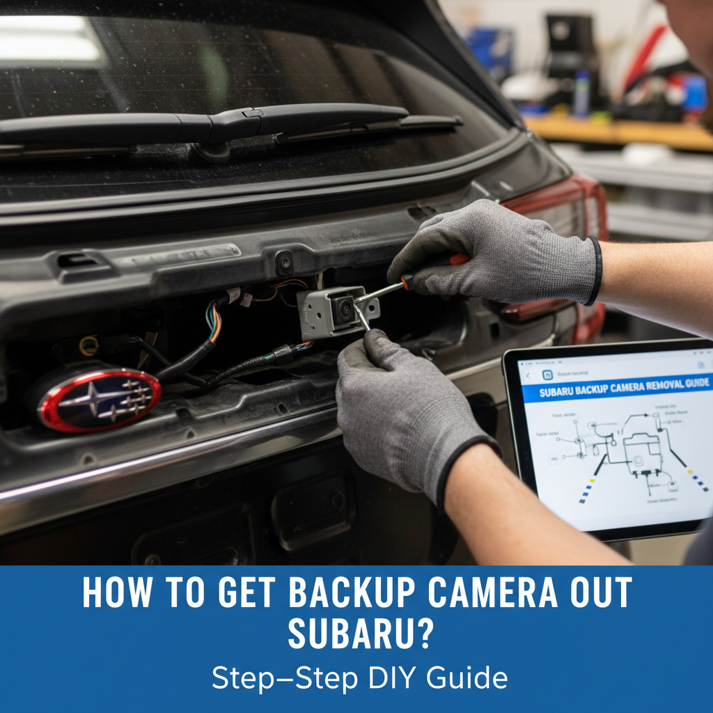 how to get backup camera out subaru?