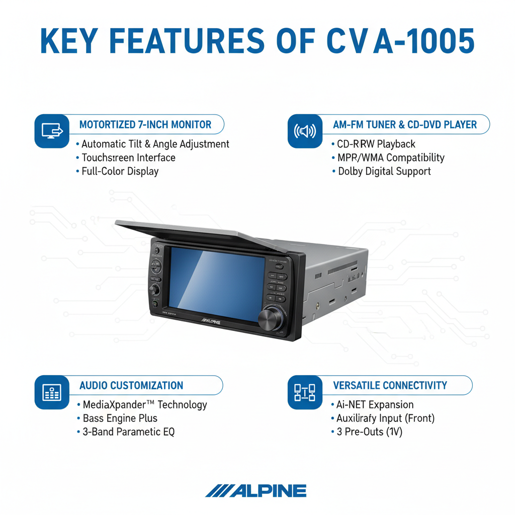 Key Features of the Alpine CVA-1005