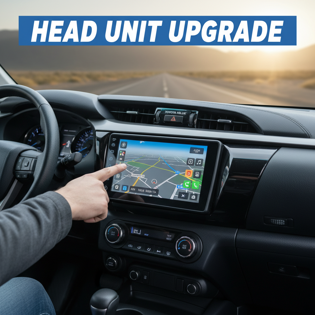 Toyota Hilux Head Unit Upgrade