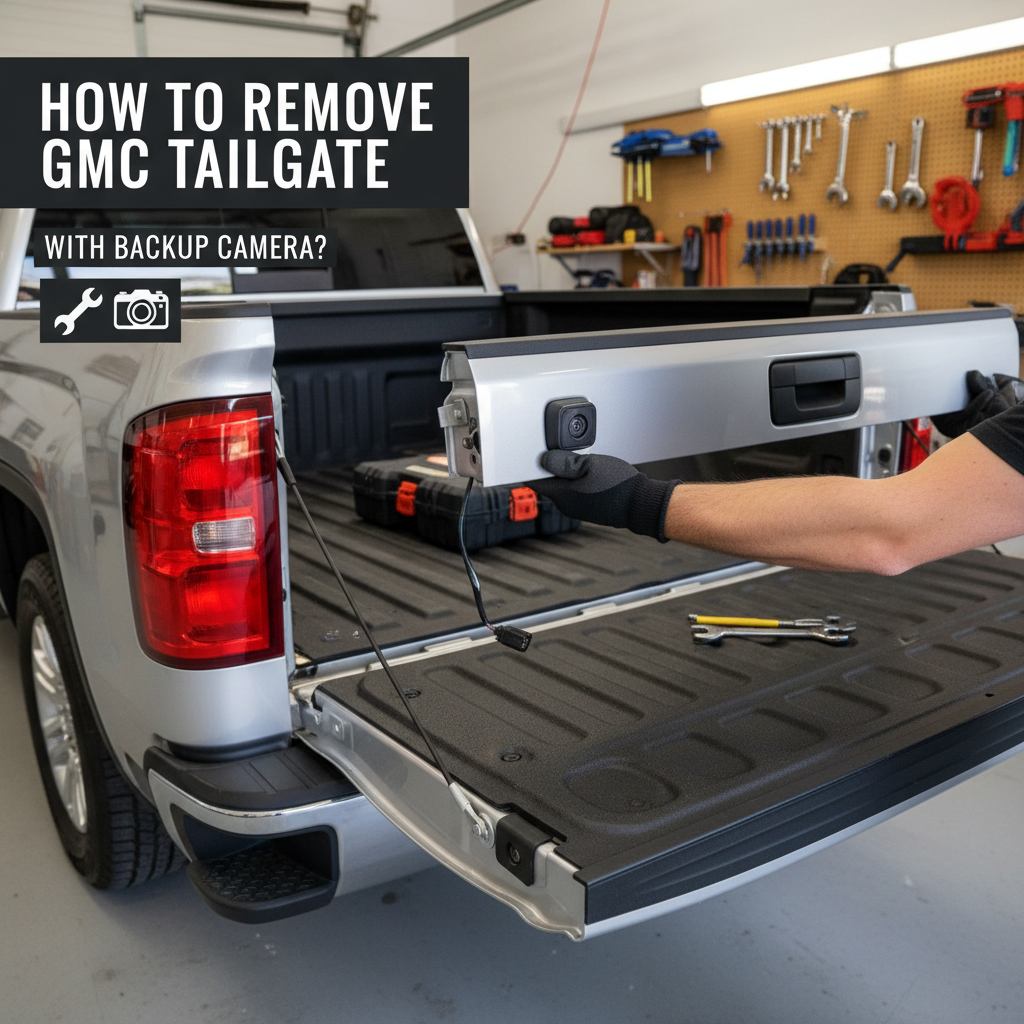 How to Remove GMC Tailgate with Backup Camera?