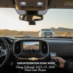 Chevy Colorado 2023-2026 Dash Cam Review: OEM Integration Done Right