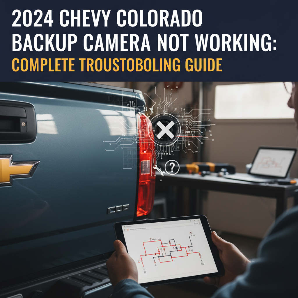 2024 Chevy Colorado Backup Camera Not Working: Complete Troubleshooting Guide