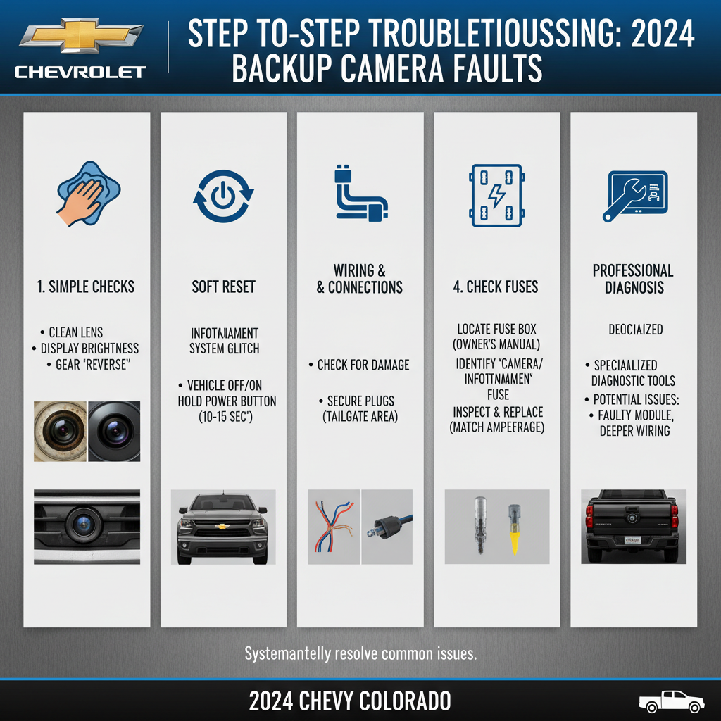 Step-by-Step Troubleshooting Process To Find Faults 2024 Chevy Colorado Backup Camera