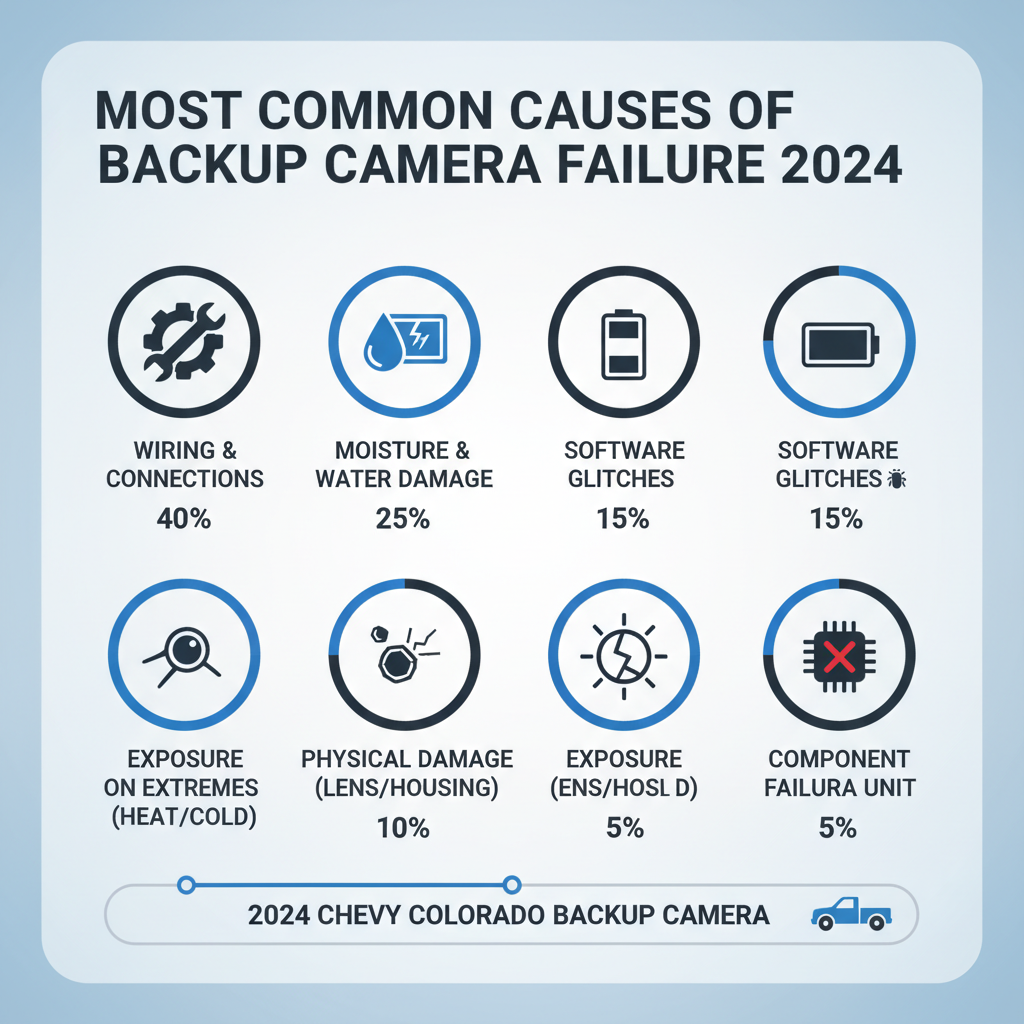Most Common Causes of Backup Camera Failure of 2024 Chevy Colorado Backup Camera