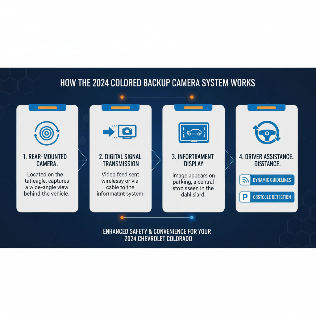 How the 2024 Colorado Backup Camera System Works