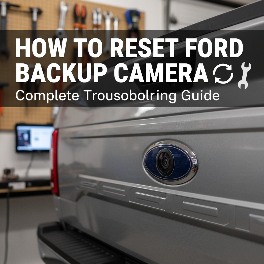 How to Reset Ford Backup Camera: Complete Troubleshooting Guide