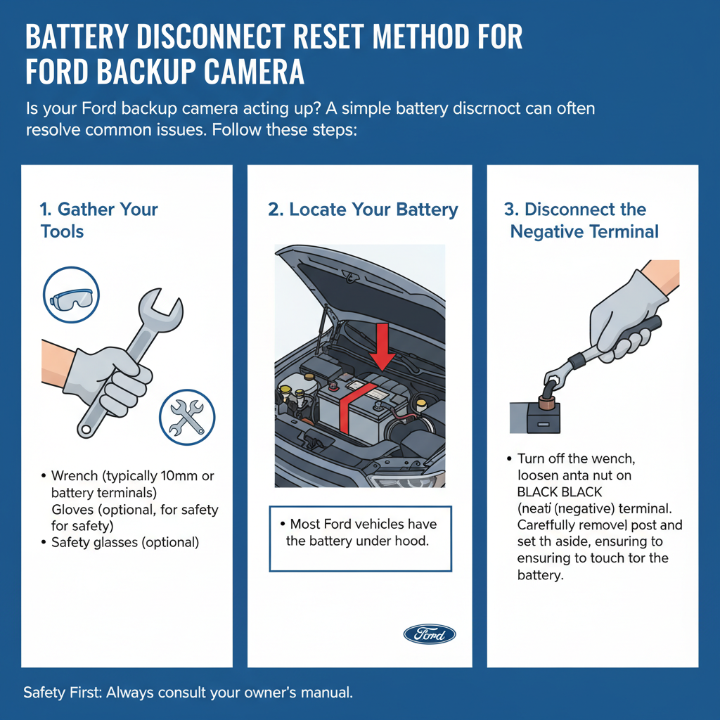 Battery Disconnect Reset Method Ford Backup Camera