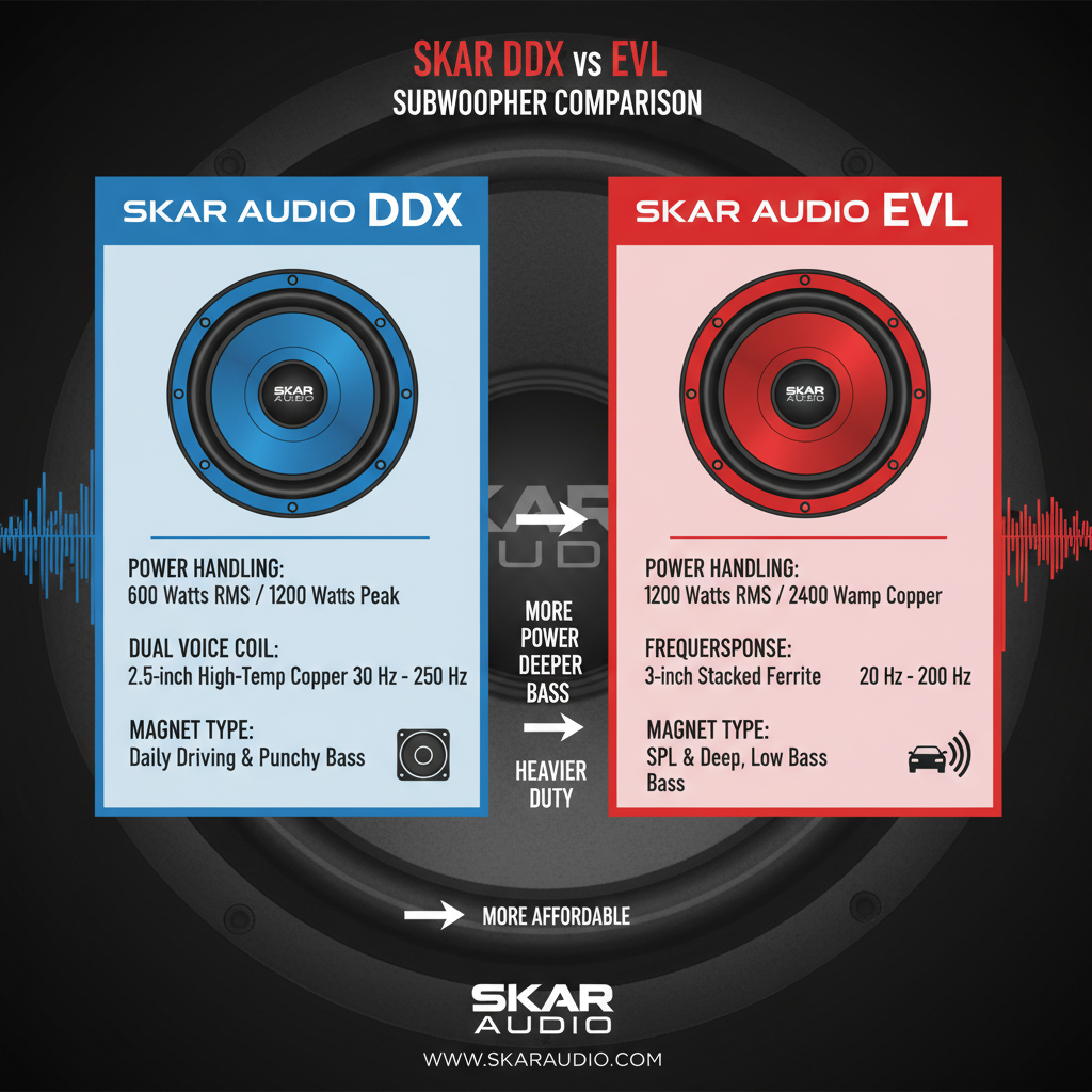 Skar DDX vs EVL Comparison
