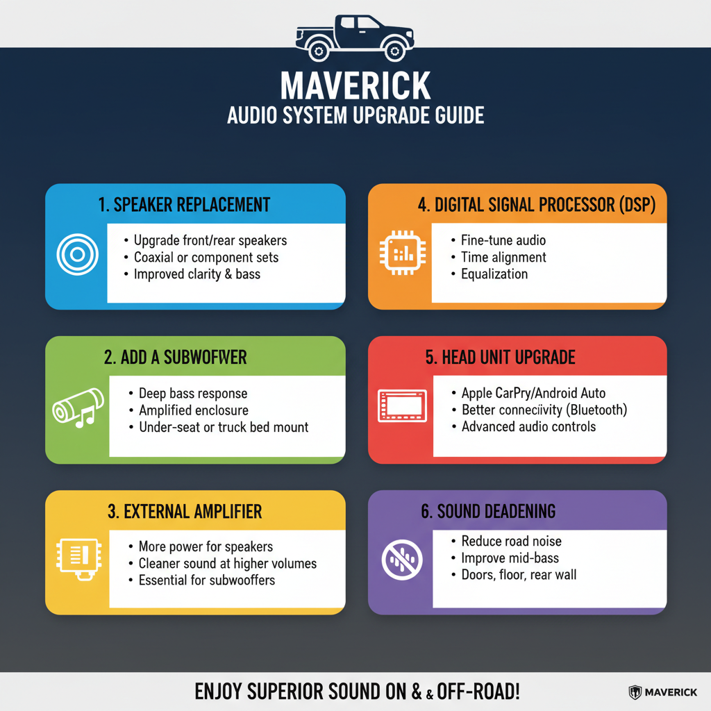 Best Ways to Upgrade Maverick Audio System